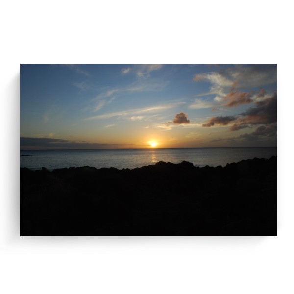 Fotoplátno 3:2 s potiskem Mystický západ slunce na Havaji