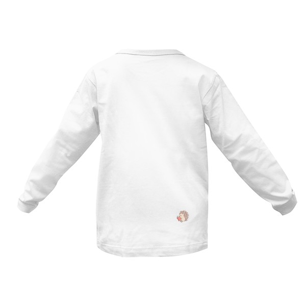 Dětské tričko s dlouhými rukávy s ježečkem