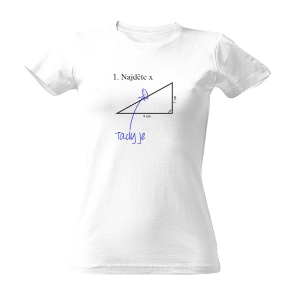 T-shirt Najděte X