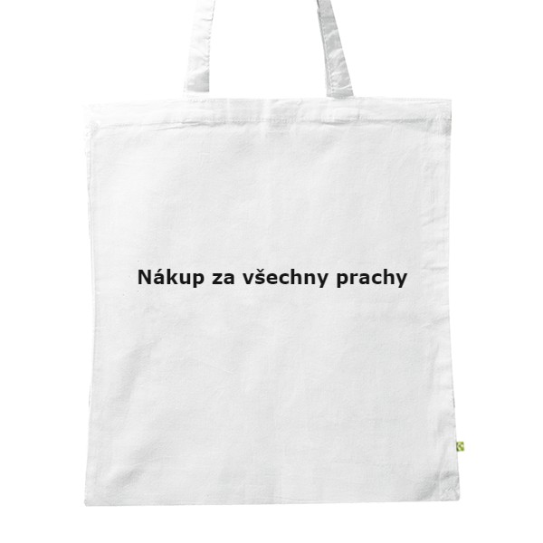 BIO plátěná taška s potiskem Nákup za všechny prachy