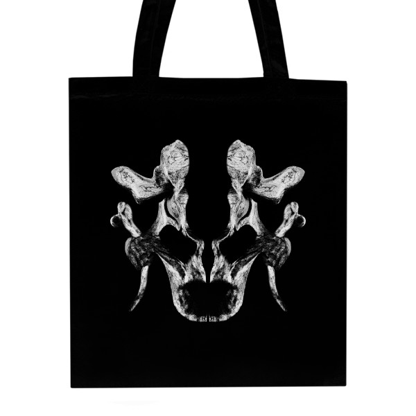 Nákupní taška unisex s potiskem Nákupní taška černá - Bone Mask