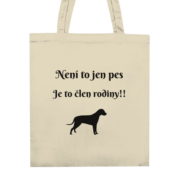 Nákupní taška unisex s potiskem Nákupní taška - pes