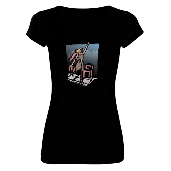 Tričko s potiskem Miluji nákupy