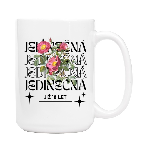 Narozeninový dárek Jedinečná již 18 let