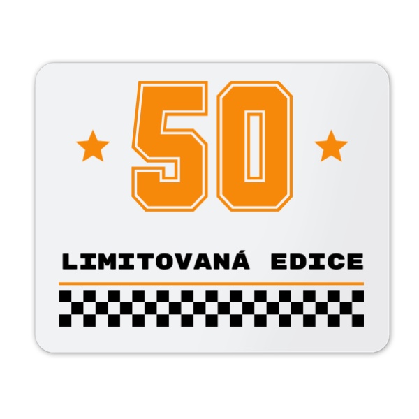 Narozeninový dárek oranžová 50 limitovaná edice