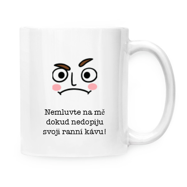 Cup white s potiskem Nový produkt
