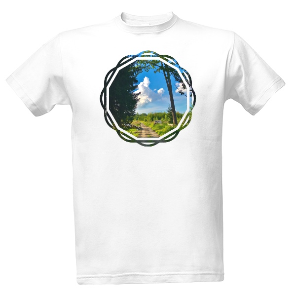 Tričko s potiskem Nature photoshoot CZ