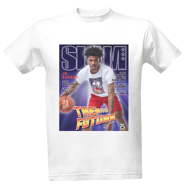 Tričko s potiskem BASKETBALOVÝ NBA POTISK SLAM JA MORANT