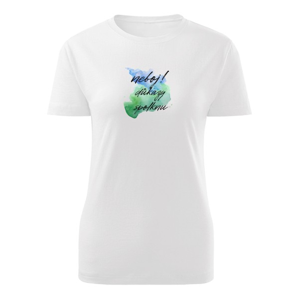 Tričko s potiskem neboj! důkazy spolknu