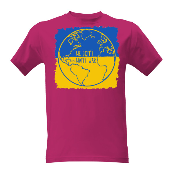 Tričko s potiskem Nechceme válku