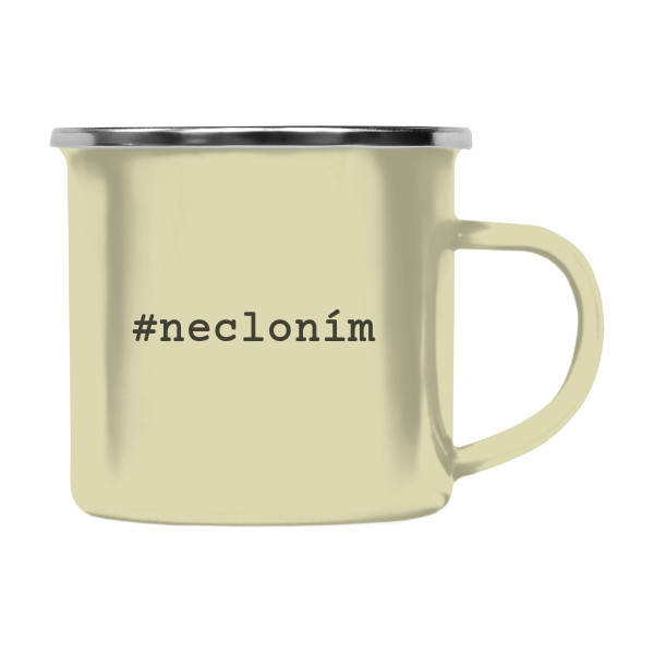 Farebný plecháčik s potlačou Necloním farebný plecháč