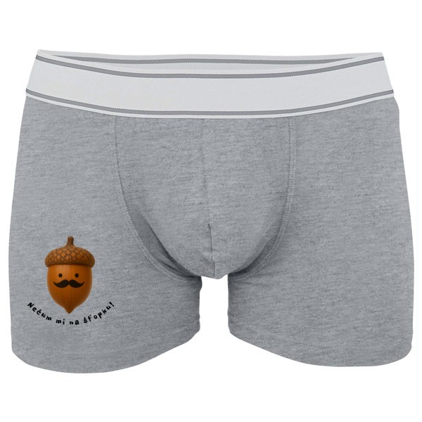 Boxerky Kariban s potiskem Nečum mi na šťopku