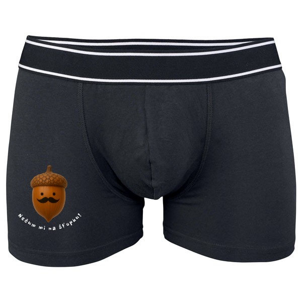 Boxerky Kariban s potiskem Nečum mi na šťopku!