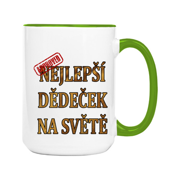 Hrnek velký barevný s potiskem nej děda