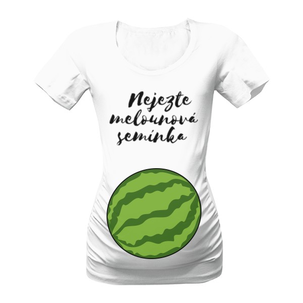 Tričko s potiskem Nejezte melounová semínka