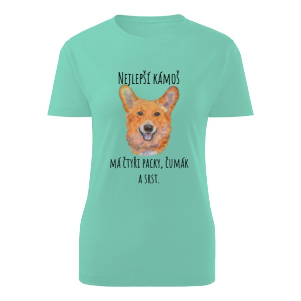 Tričko s potiskem Nejlepší kámoš