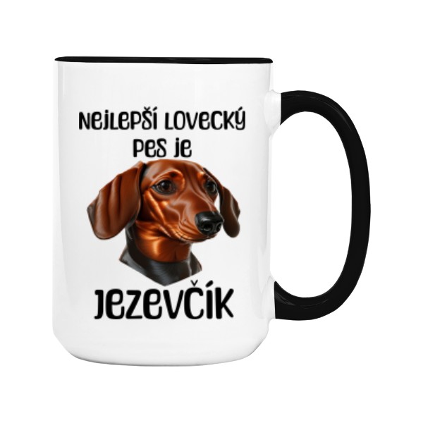 Nejlepší lovecký pes - Jezevčík hrnek
