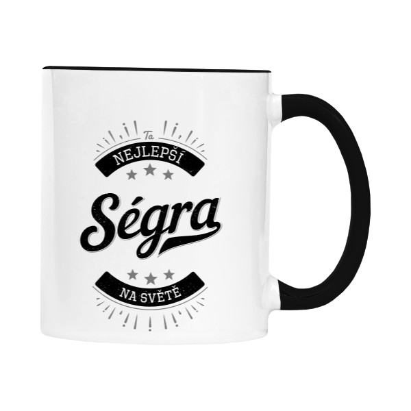 Hrnek malý barevný s potiskem Nejlepší Ségra