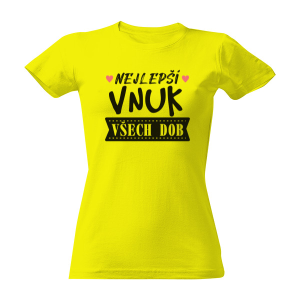 Tričko s potiskem Nejlepší vnuk všech dob