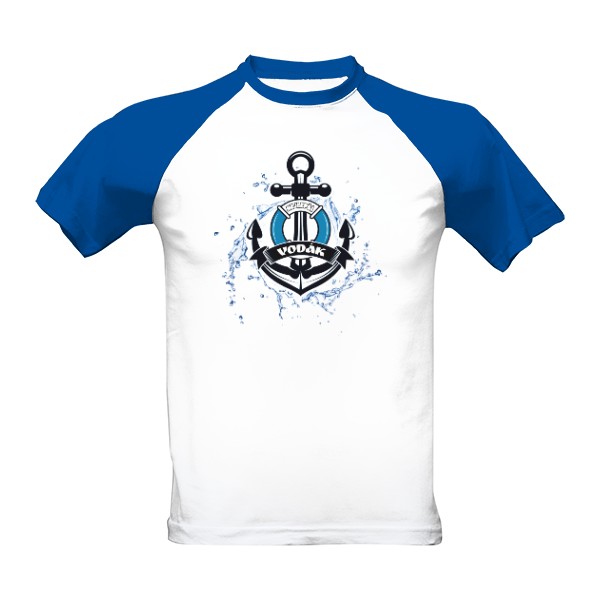 Tričko s potiskem Nejlepší vodák modrobílá verze
