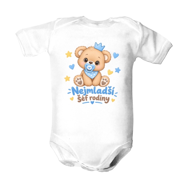 Kids' bodysuit Nejmladší šéf rodiny 