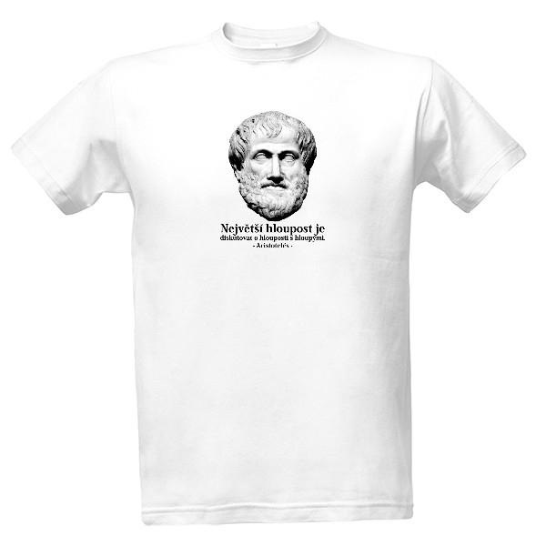 Tričko s potiskem Největší hloupost