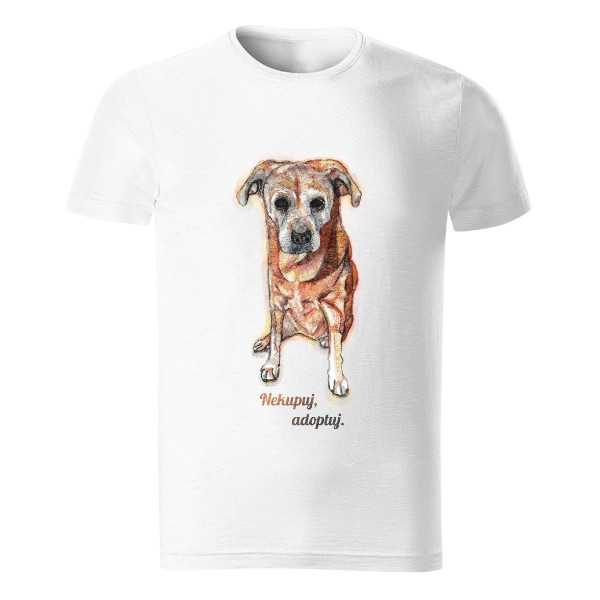 Nekupuj, adoptuj – pánské tričko Organic slub
