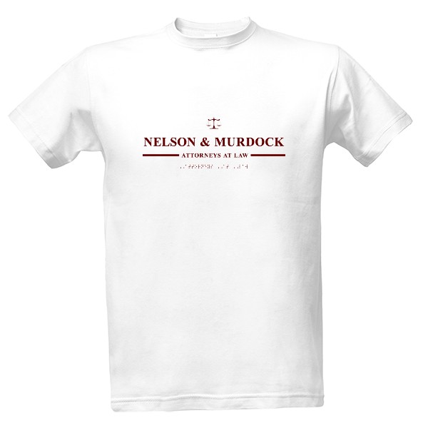 Tričko s potiskem Nelson & Murdock