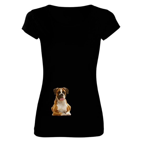 Tričko s potiskem Německý boxer 