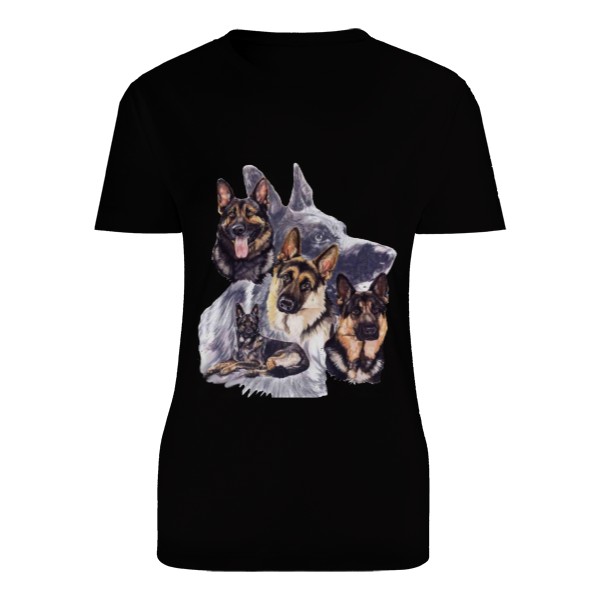 Tričko s potiskem Německý ovčák smečka