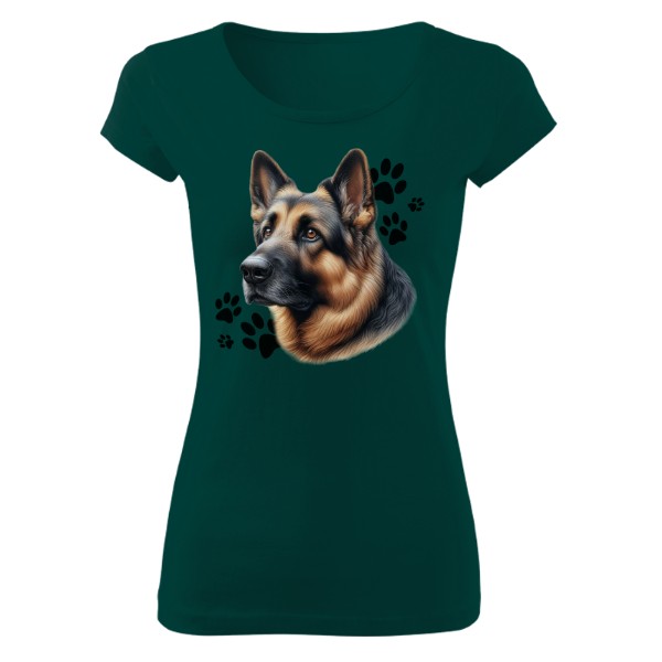 Tričko s potiskem Německý ovčák