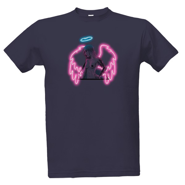 Tričko s potiskem Neonový anděl