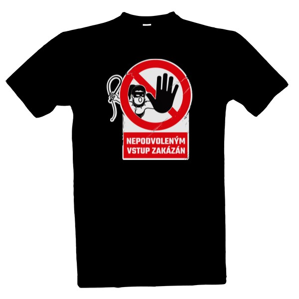 Tričko s potiskem Nepodvolený - Pánské