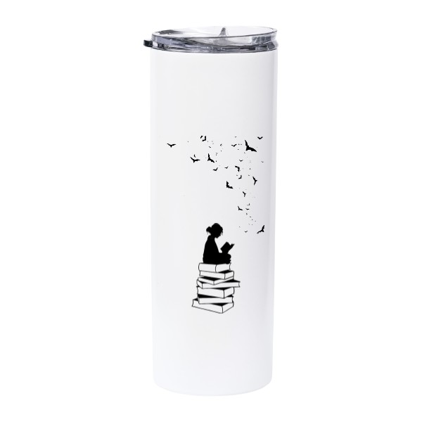 Nerezová termo nádoba s brčkem