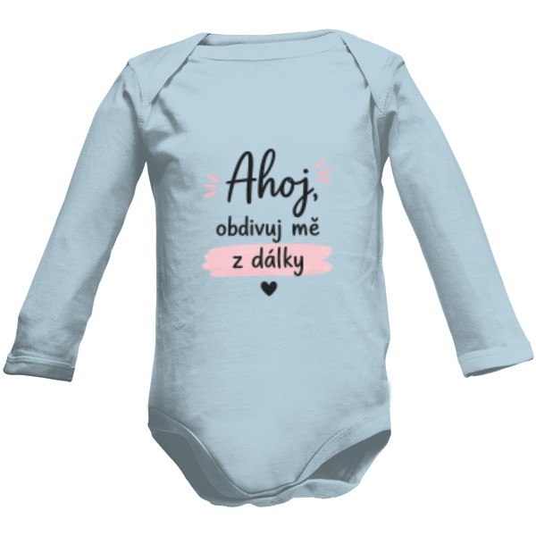 Dětské body Roly Honey Long  s potiskem Nesahat, ahoj2
