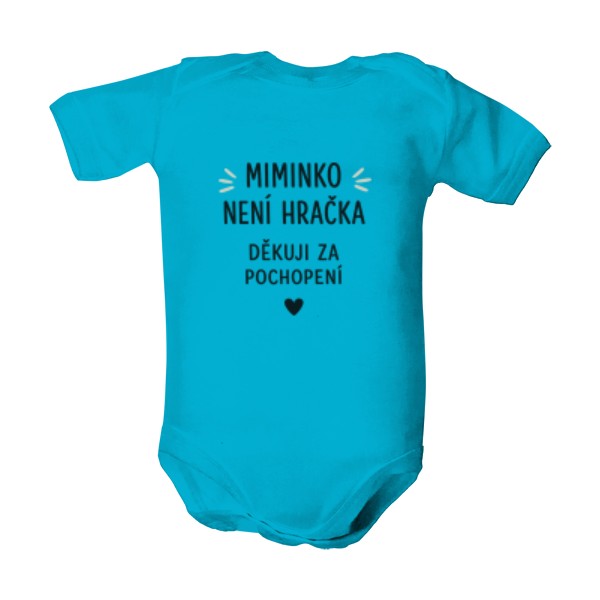 Dětské body  s potiskem Nesahat 