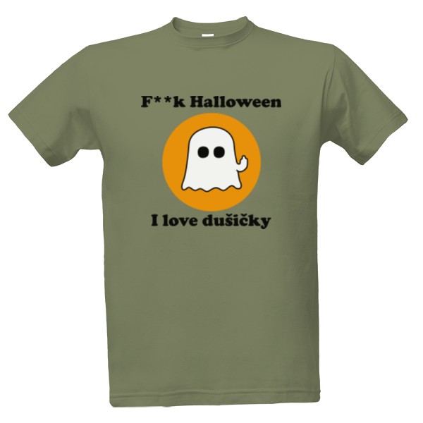 Tričko s potiskem Neuznávám Halloween