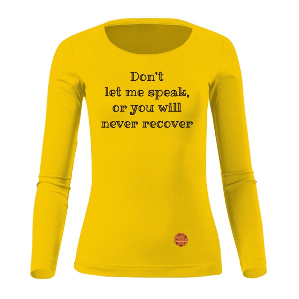 Tričko s potiskem never recover