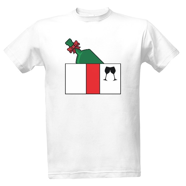 Tričko s potiskem (ne)vinné Vánoce