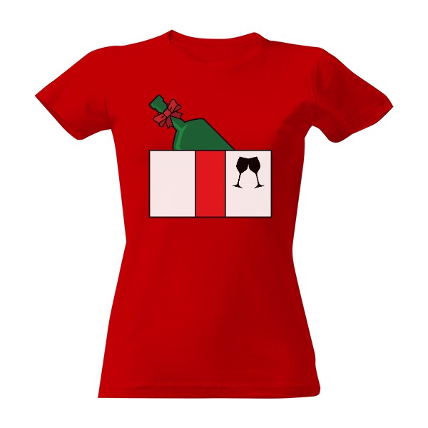 Tričko s potiskem (ne)vinné Vánoce