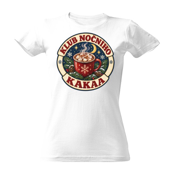 T-shirt Night Cocoa Club – Czech Cocoa, Marshmallows And Stars