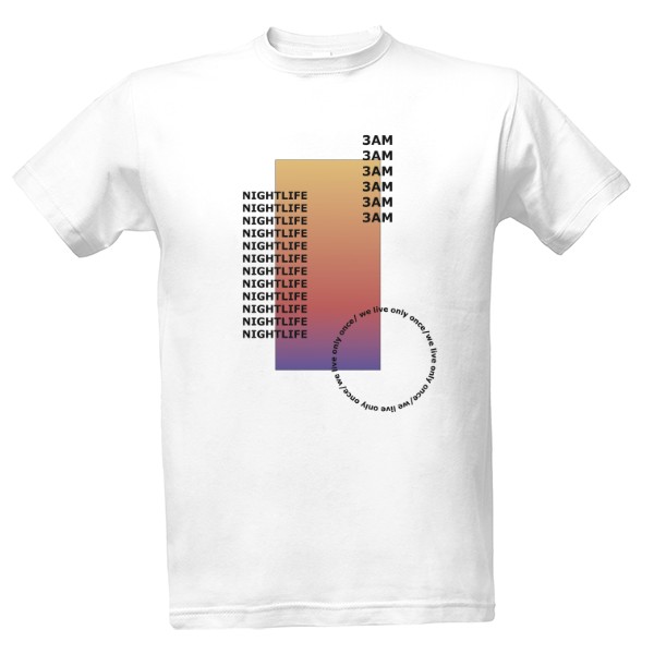 Tričko s potiskem nightlife1
