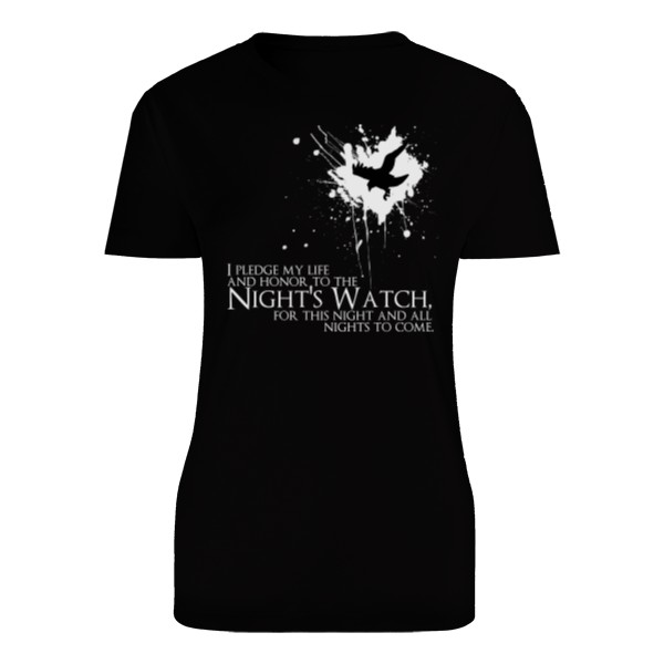 Tričko s potiskem Night's Watch Lady