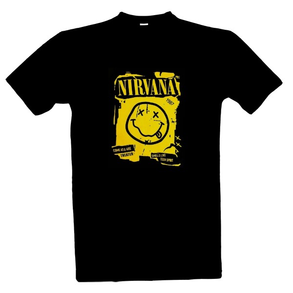 Tričko s potiskem Nirvana band 