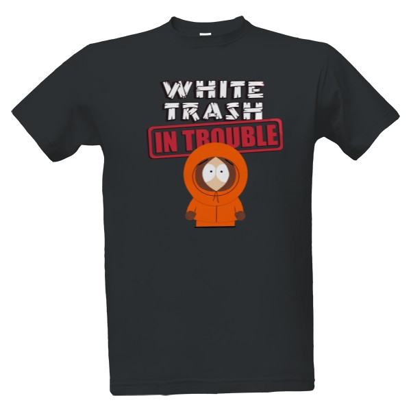 Tričko s potiskem Bílá špína