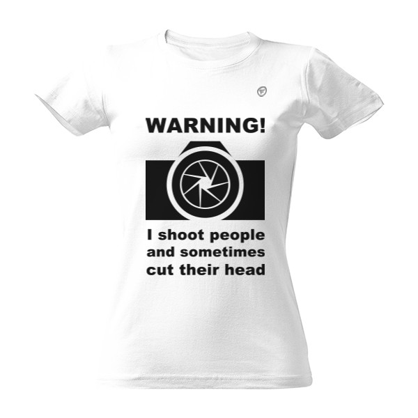 Tričko s potlačou Nebezpečná fotografka - Kopie