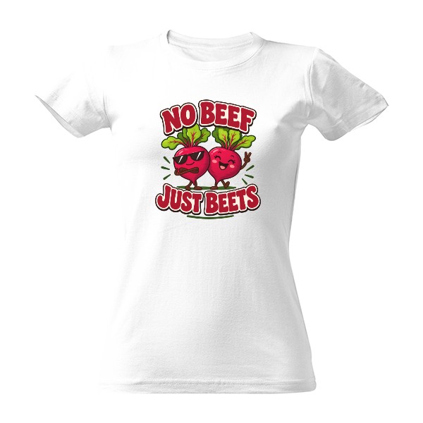 Tričko s potlačou No Beef Just Beets