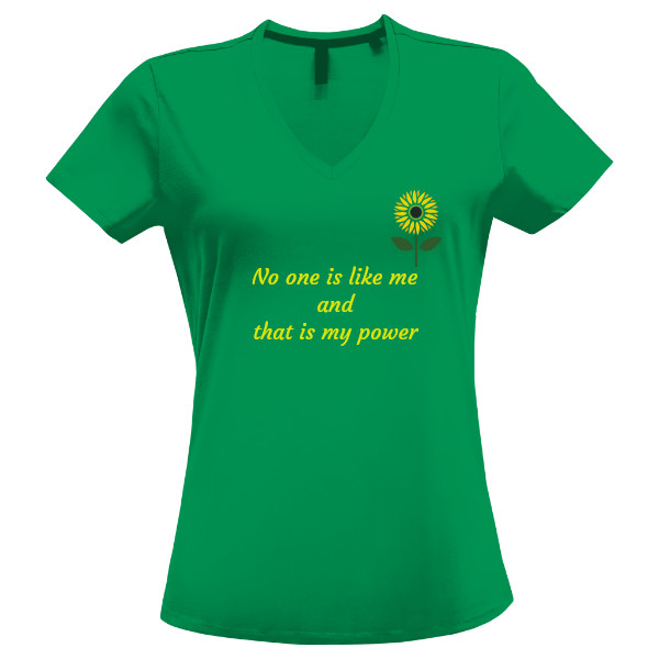 Tričko s potiskem No one is like me 