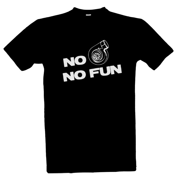 Tričko s potiskem No Turbo No Fun