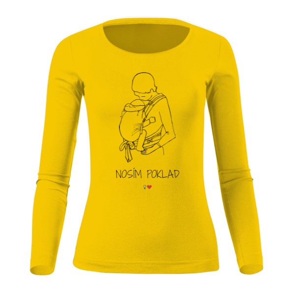 Tričko s potlačou Nosím poklad